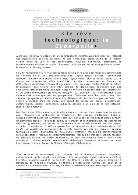 Rever La Ville Utopies Urbaines De La Cite Ideale A La Ville