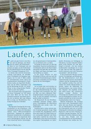 Laufen, schwimmen, reiten - Reiter und Pferde in Westfalen