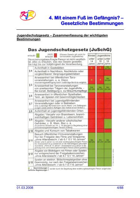 Gesetzliche Bestimmungen - Kreisjugendring Dachau