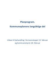 Planprogram. Kommuneplanens langsiktige del - SÃ¸ndre Land ...