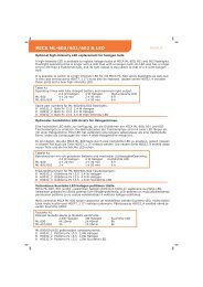 MICA ML-600/601/602 & LED - Mica Elektro OY Ltd