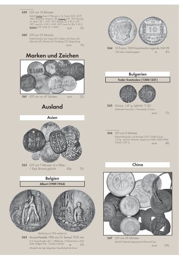 Marken und Zeichen Ausland