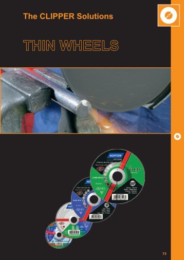 Thin Wheels - Norton Construction Products