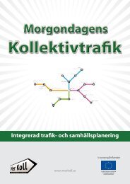 Integrerad trafik- och samhÃ¤llsplanering - VÃ¤stmanlands Lokaltrafik