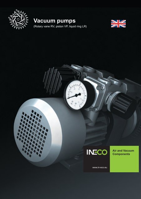 Vacuum pumps (Rotary vane RV, piston VP, liquid ring LR) - IN-ECO