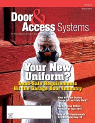 Read on - DASMA Door and Access Systems Manufacturers ...