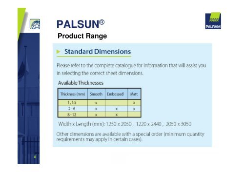 PALSUN® - Palram Germany GmbH