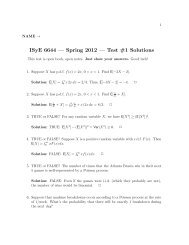 ISyE 6644 — Spring 2012 — Test #1 Solutions