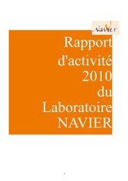 Recherche partenariale - Laboratoire NAVIER - ENPC