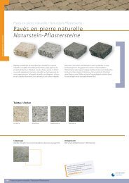 PavÃ©s en pierre naturelle Naturstein-Pflastersteine - Chaux de ...