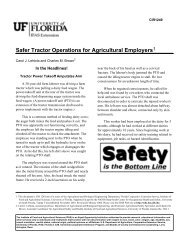 Safer Tractor Operations for Agricultural Employers1 - Florida FFA ...