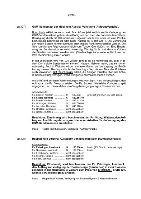 Datei herunterladen - .PDF - Gemeinde Volders