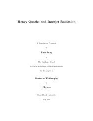 Heavy Quarks and Interjet Radiation - Graduate Physics - Stony ...