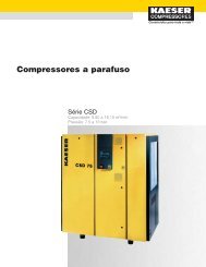 Compressores a parafuso - Kaeser
