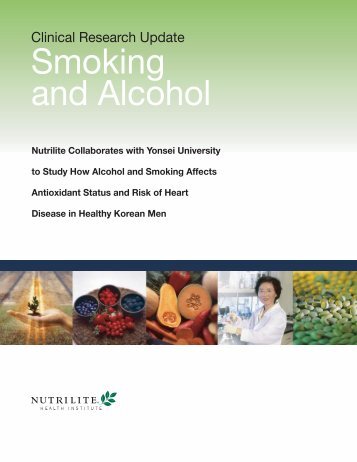 smoking and alcohol clinical research - Nutrilite