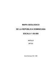 mapa geologico de la repÃºblica dominicana ... - mapas del IGME