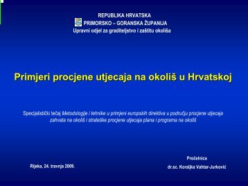 predavanje 5 - zavod pgz - Primorsko-goranska Å¾upanija