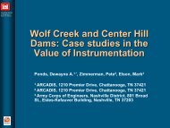 Wolf Creek and Center Hill Dams: Case studies in the Value of ...