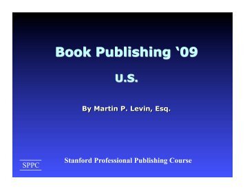 SPPC Stanford Professional Publishing Course