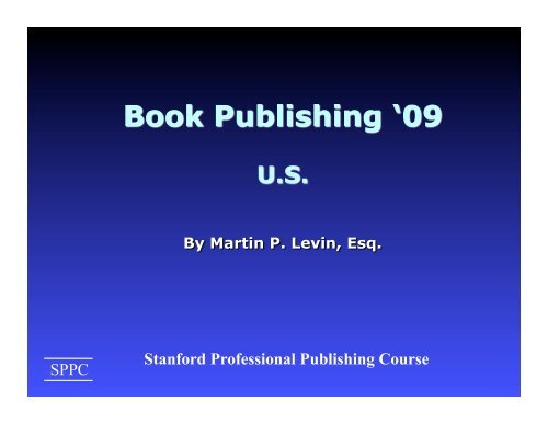 SPPC Stanford Professional Publishing Course