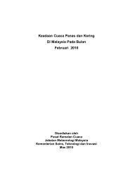 Laporan cuaca panas dan kering bagi Februari 2010 - Jabatan ...