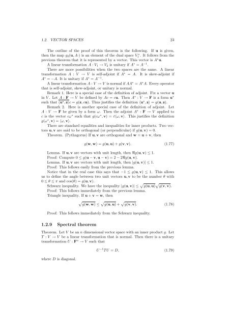 Methods of Applied Mathematics Lecture Notes