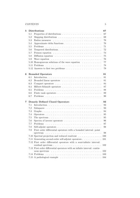 Methods of Applied Mathematics Lecture Notes