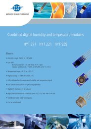 Brochure (PDF 3,99 MB) - IST AG Innovative Sensor Technology