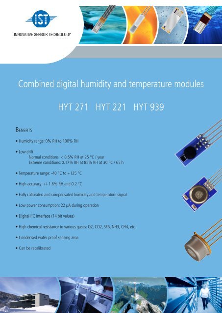 Brochure (PDF 3,99 MB) - IST AG Innovative Sensor Technology