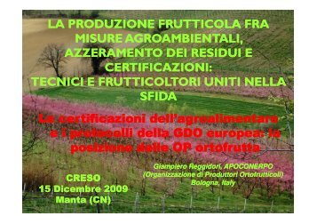 Microsoft PowerPoint - 2 - Reggidori 15 dicembre 2009 ... - InfoKeeper