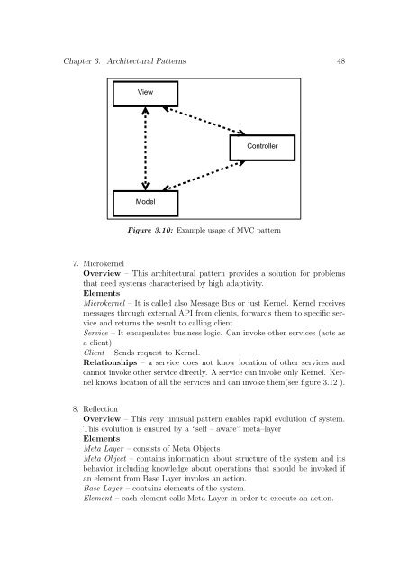 Migration of a Chosen Architectural Pattern to Service Oriented ...