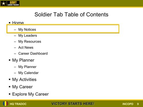 Army Career Tracker (ACT) CMF 88 - U.S. Army