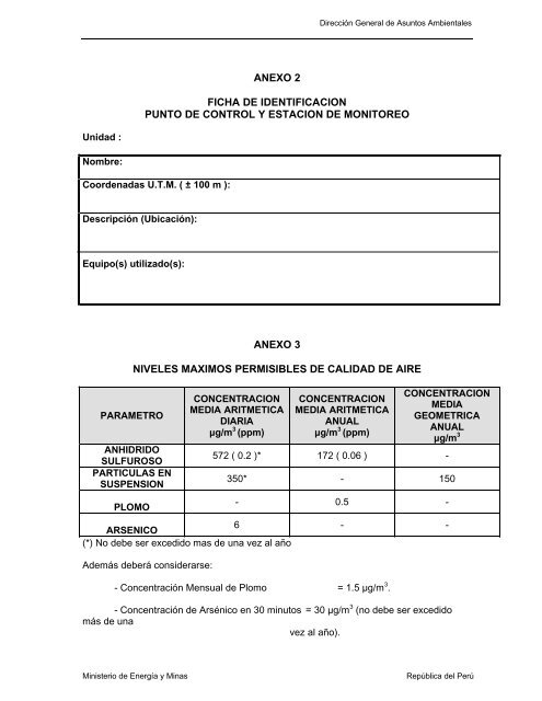 2.7 aprueba niveles maximos permisibles de elementos y ...