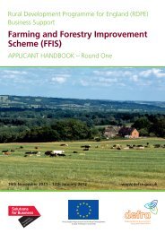 Farming and Forestry Improvement Scheme (FFIS) - South West Water
