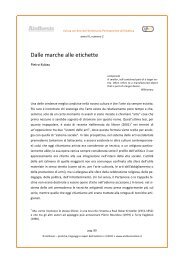 Scarica il pdf - Aisthesis - Rivista di Estetica Online