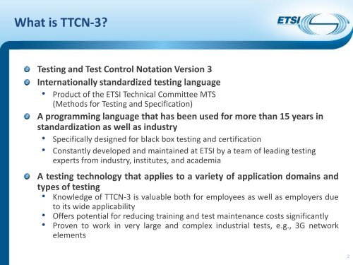 Tutorial - TTCN-3