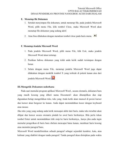 Tutorial Word.pdf - fileserver - Aceh