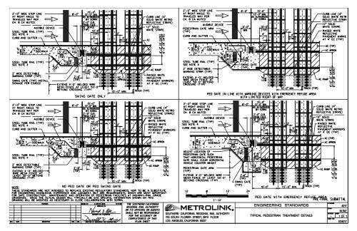 Exhibits J, Grade Crossings Standards Manual - Metrolink