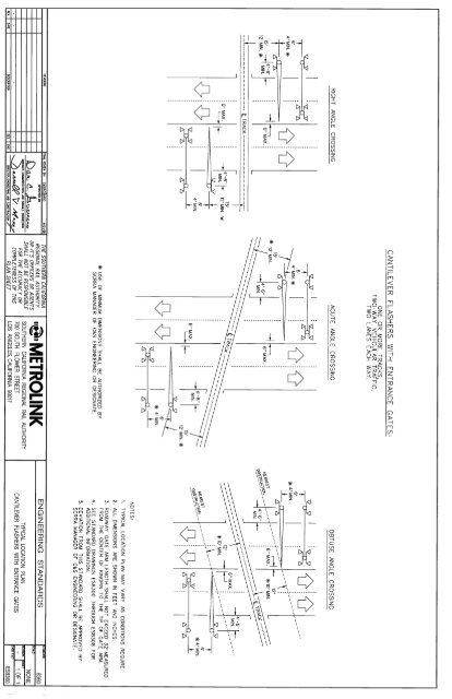 Exhibits J, Grade Crossings Standards Manual - Metrolink