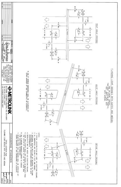 Exhibits J, Grade Crossings Standards Manual - Metrolink