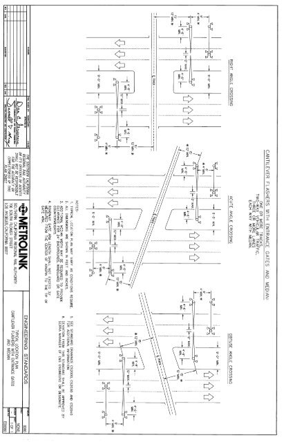 Exhibits J, Grade Crossings Standards Manual - Metrolink