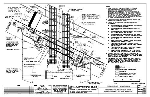 Exhibits J, Grade Crossings Standards Manual - Metrolink