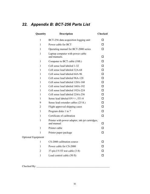 BCT-2000 Software and BCT-128 and BCT-256 User's Guide - Alber