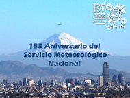 135 Aniversario del Servicio MeteorolÃ³gico Nacional