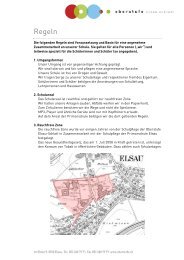 Regeln - Oberstufe Elsau-Schlatt