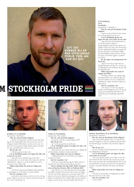 allt om nya ÃƒÂ¶ppna Stockholm Pride jens lapidus homo i ... - Qx