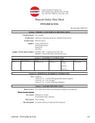 COM149 - ETHYLENE GLYCOL - Comet Chemical Company Ltd.