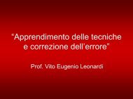 V. Eugenio Leonardi-Apprendimento Tecniche e Correzione dell ...