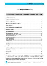 SPS-Programmierung EinfÃ¼hrung in die SPS ... - Swissmechanic