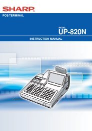 UP-820N Operation-Manual GB - Sharp